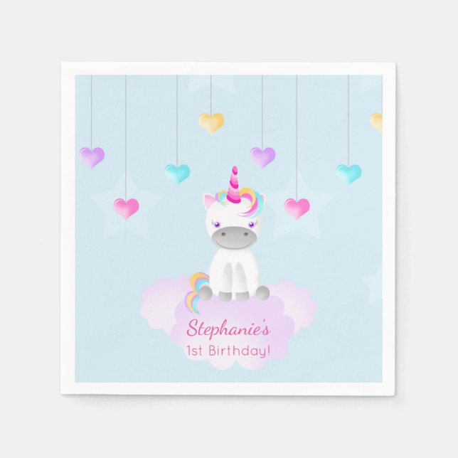 Magical Unicorn Napkin (Front)