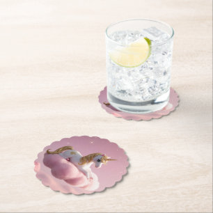 Magical Unicorn Paper Coaster