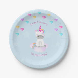 Magical Unicorn Paper Plate