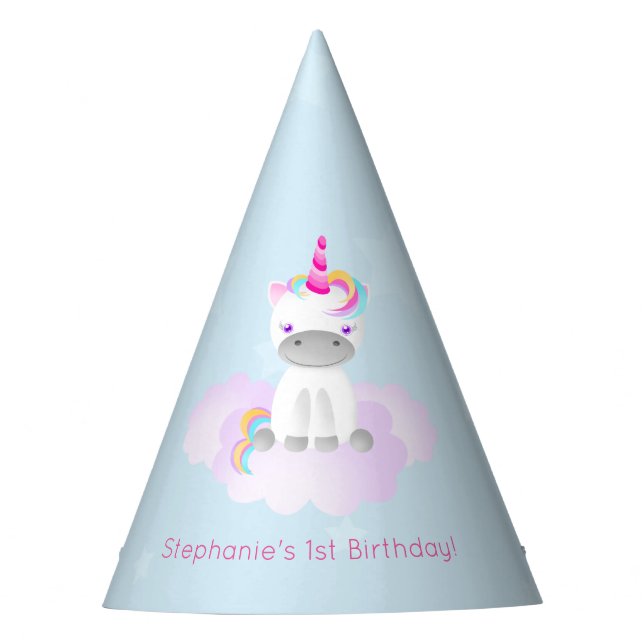 Magical Unicorn Party Hat (Front)