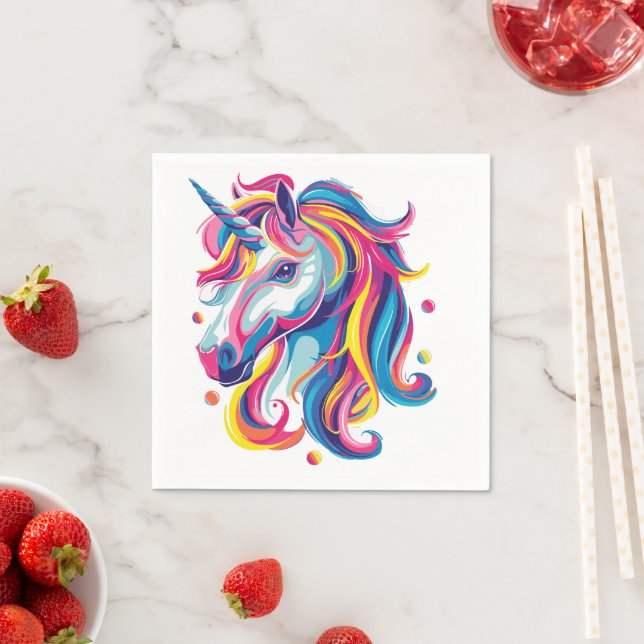Magical Unicorn Party Napkins (Insitu)