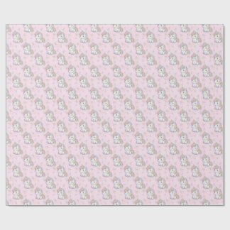 Magical Unicorn | Pastel Rainbow Party Wrapping Paper