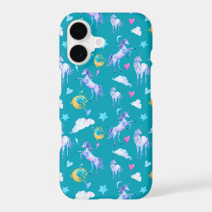 Magical Unicorn Pattern Watercolor Fantasy Design
