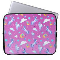Magical Unicorn Pattern Watercolor Fantasy Design