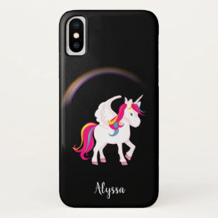 Magical Unicorn Personalised iPhone X Case