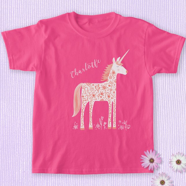 Magical Unicorn Personalised T-Shirt (Creator Uploaded)