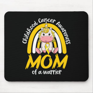 Magical Unicorn Proud Mum Of Childhood Cancer Ribb Mouse Mat