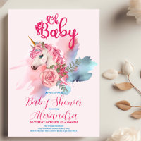 Magical Unicorn Rainbow Baby Shower