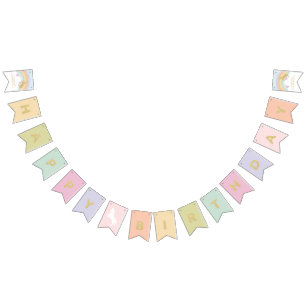 Magical Unicorn Rainbow Birthday Bunting