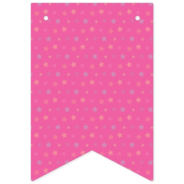 Magical Unicorn Rainbow Birthday bunting banner (First Flag)