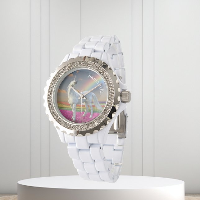 Magical Unicorn Rainbow Personalised Watch (Creator Uploaded)