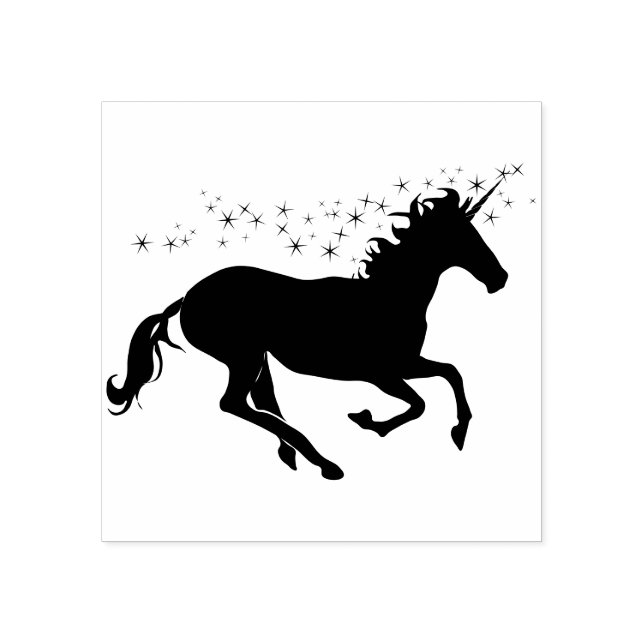 Magical unicorn rubber stamp (Imprint)