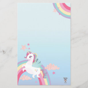 Magical Unicorn Stationery Paper