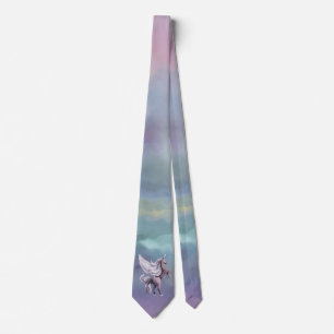 Magical Unicorn Style Watercolor Colourful Paste Tie