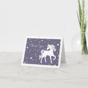 Magical Unicorn Thank You Card