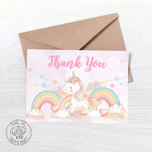 Magical Unicorn Thank You Card