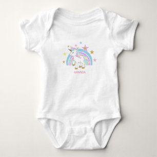 Magical Unicorn 🦄 with Rainbow 🌈 Baby Bodysuit
