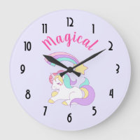 Magical Unicorn with Rainbow Shooting Star