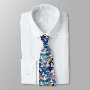 Magical Unicorns and Rainbows Tie