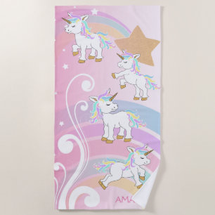 Magical Unicorns 🦄 Beach Towel