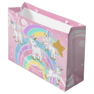Magical Unicorns Large Gift Bag