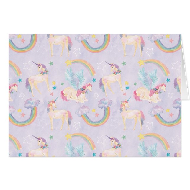 Magical Unicorns Pattern (Front Horizontal)
