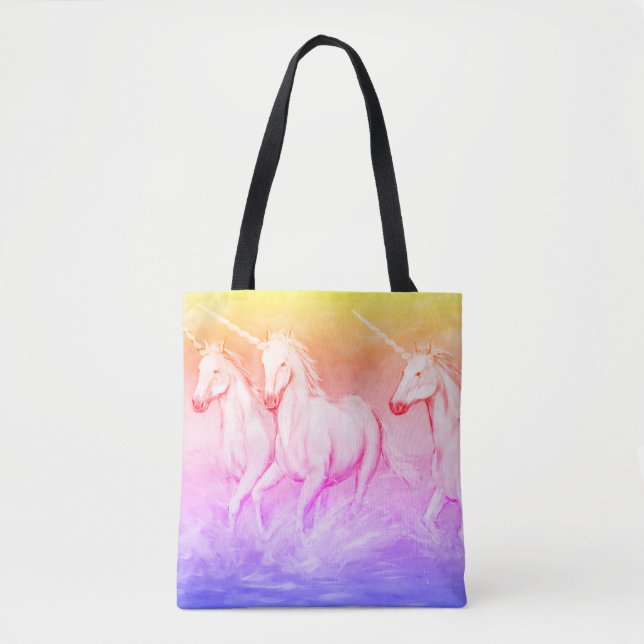 Magical Unicorns Tote Bag (Front)