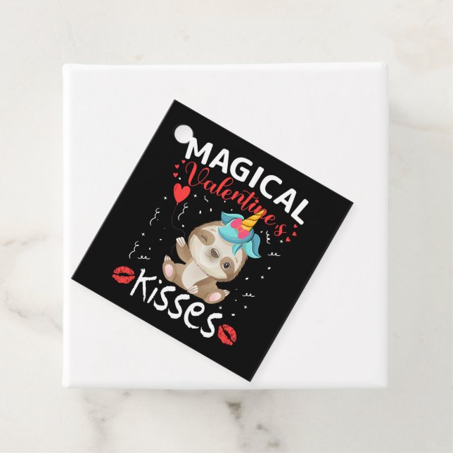 Magical Valentine's Kisses Favour Tags (In Situ)