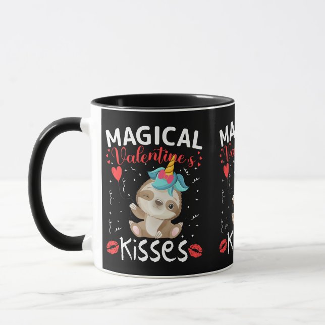 Magical Valentine's Kisses Mug (Left)