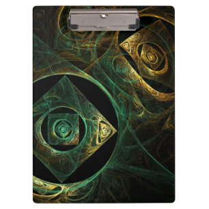 Magical Vibrations Abstract Art Clipboard