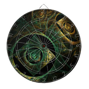 Magical Vibrations Abstract Art Dartboard