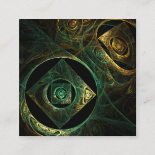 Magical Vibrations Abstract Art Enclosure Card
