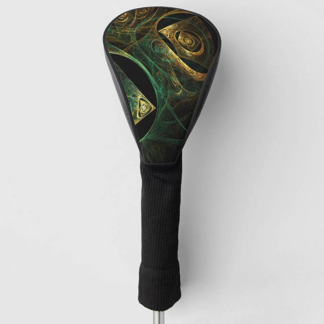 Magical Vibrations Abstract Art Golf Head Cover (Front)
