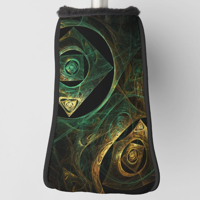 Magical Vibrations Abstract Art Golf Head Cover (Rotate 90)