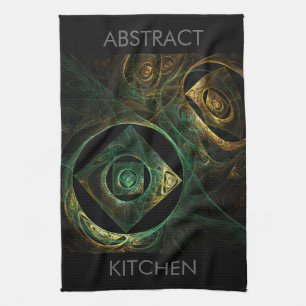 Magical Vibrations Abstract Art Kitchen Towel