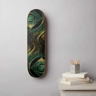 Magical Vibrations Abstract Art Skateboard