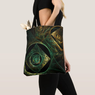 Magical Vibrations Abstract Art Tote Bag