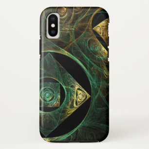 Magical Vibrations Abstract Fractal Art Design iPhone XS Case