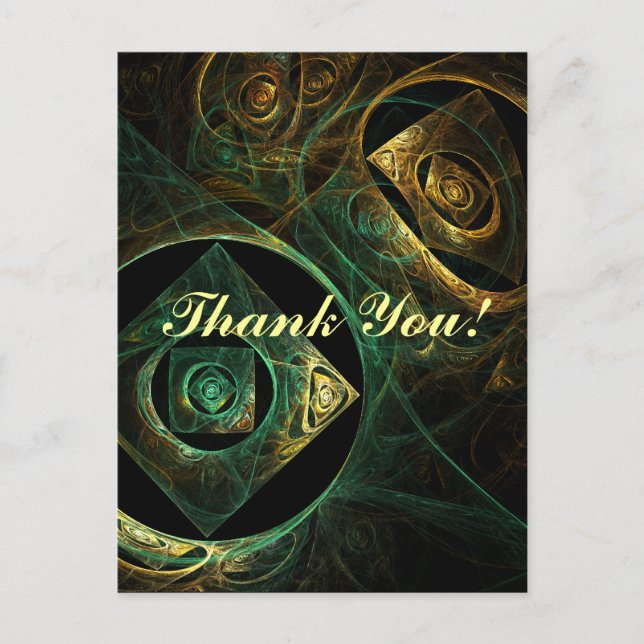 Magical Vibrations Thank You Postcard (Front)