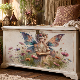 Magical Vintage Bohemian Flower Fairy, Decoupage Tissue Paper
