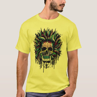 Magical Voodoo Skull Warrior T-Shirt