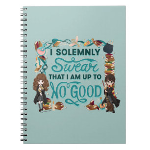 Magical Watercolor "I Solemnly Swear" Notebook