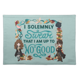 Magical Watercolor "I Solemnly Swear" Placemat