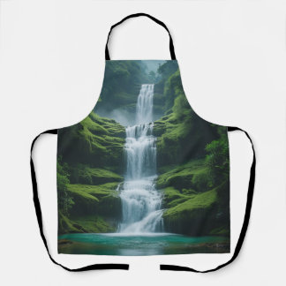 Magical Waterfall landscape Apron