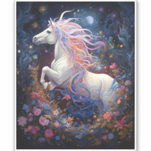 Magical White Horse Fantasy Art