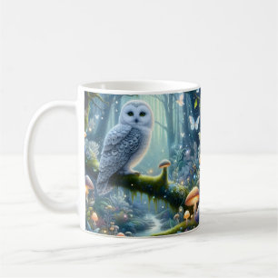 Magical White owl Coffee Mug