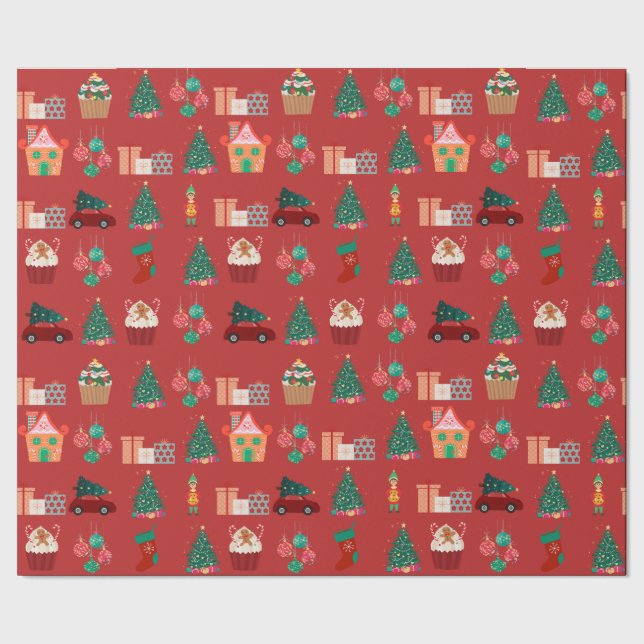 Magical Winter: Christmas Wrapping paper (Seam)