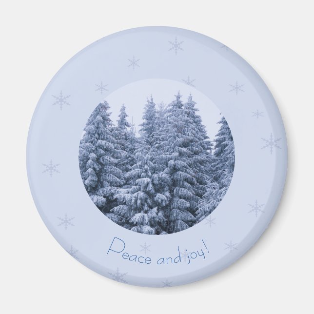 Magical winter forest -   magnet (Front)