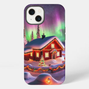 Magical Winter Wonderland: Santa's Village iPhone 13 Case