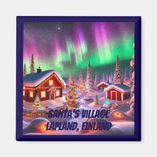 Magical Winter Wonderland: Santa's Village Magnet
